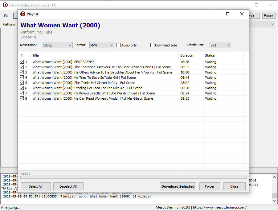 Playlist download